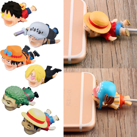Anime One Piece Kawaii Cable Bite Protector