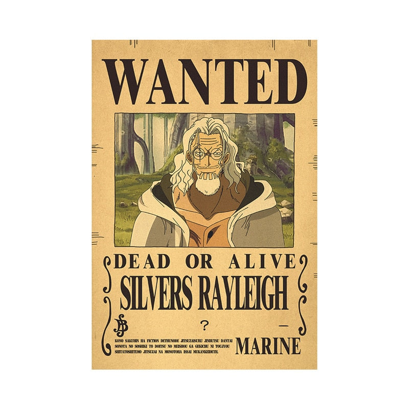 Anime One Piece Luffy 3 Billion Bounty Wanted Posters New Four Emperors and and other characters