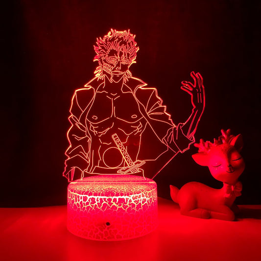 Anime Bleach Grimmjow Jaegerjaquez Led Night Light for Bedroom Decor Night Lamp