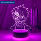Anime Bleach Mask Face Led Night Light Lamps