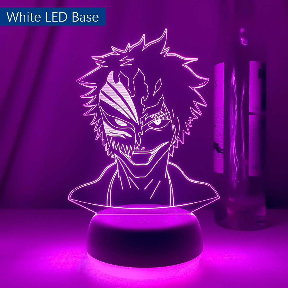 Anime Bleach Mask Face Led Night Light Lamps