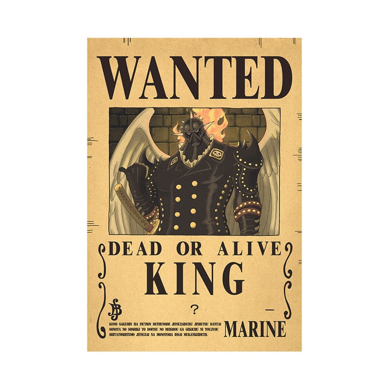 Anime One Piece Luffy 3 Billion Bounty Wanted Posters New Four Emperors and and other characters