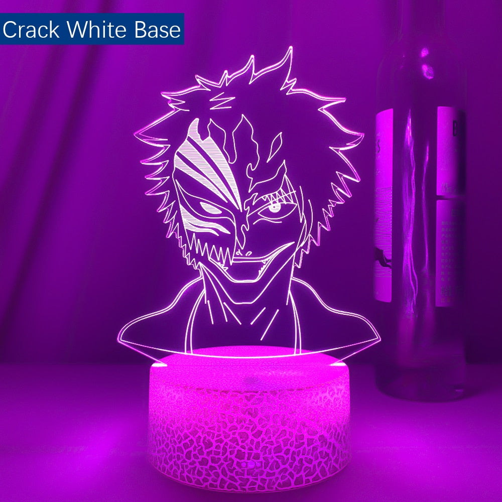 Anime Bleach Mask Face Led Night Light Lamps