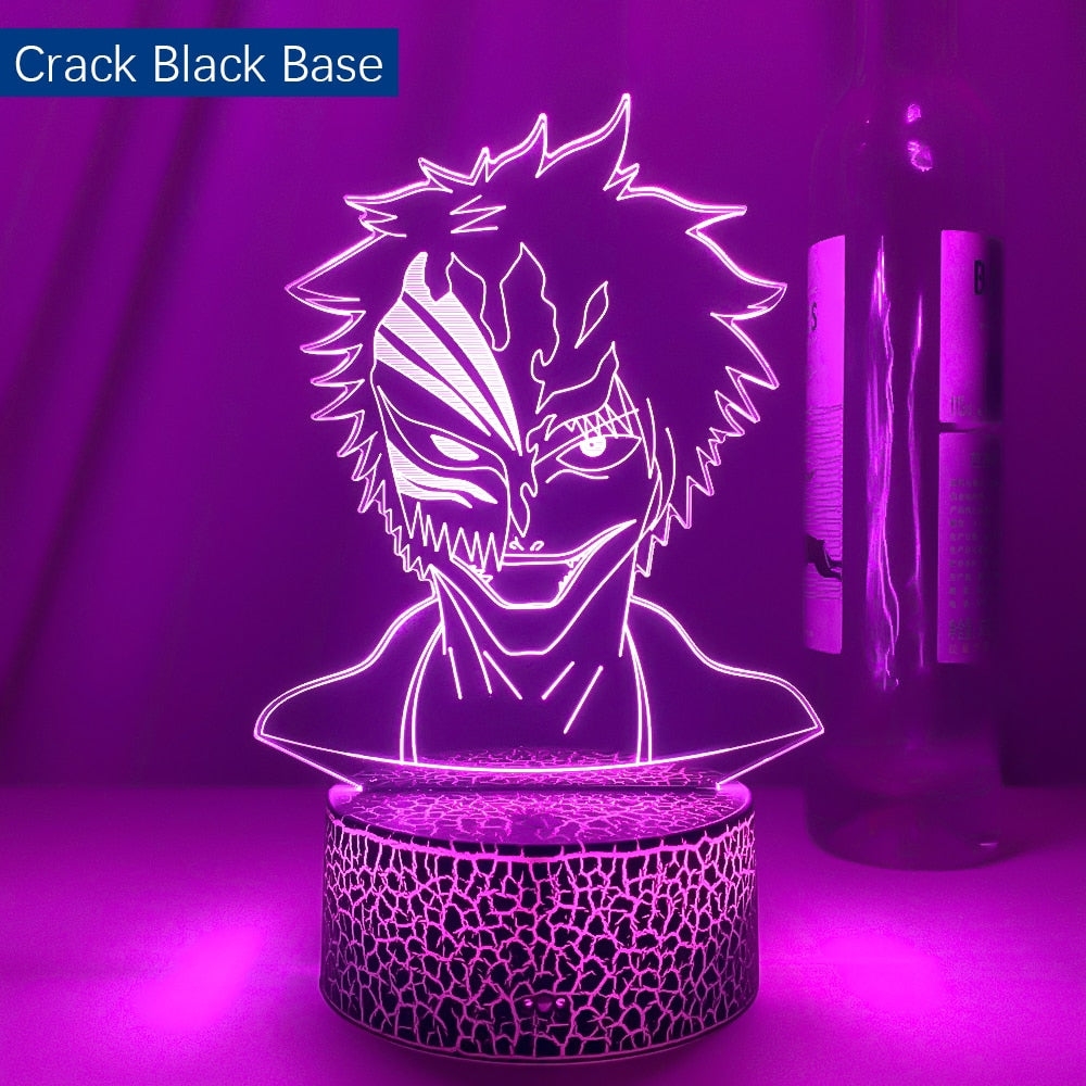 Anime Bleach Mask Face Led Night Light Lamps