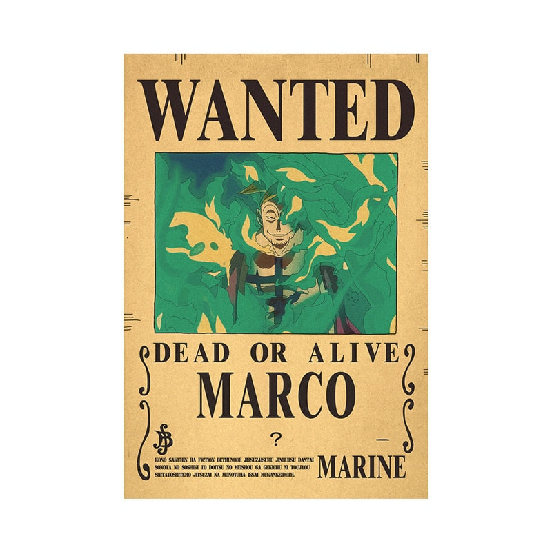 Anime One Piece Luffy 3 Billion Bounty Wanted Posters New Four Emperors and and other characters