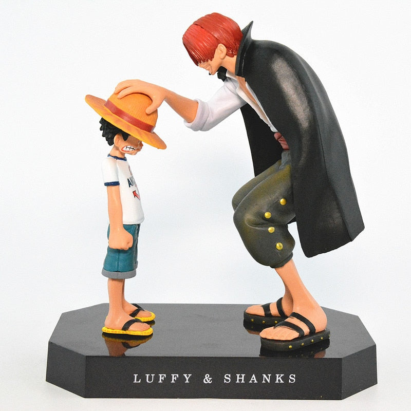 One Piece Anime Monkey D Luffy and Shunks Figure