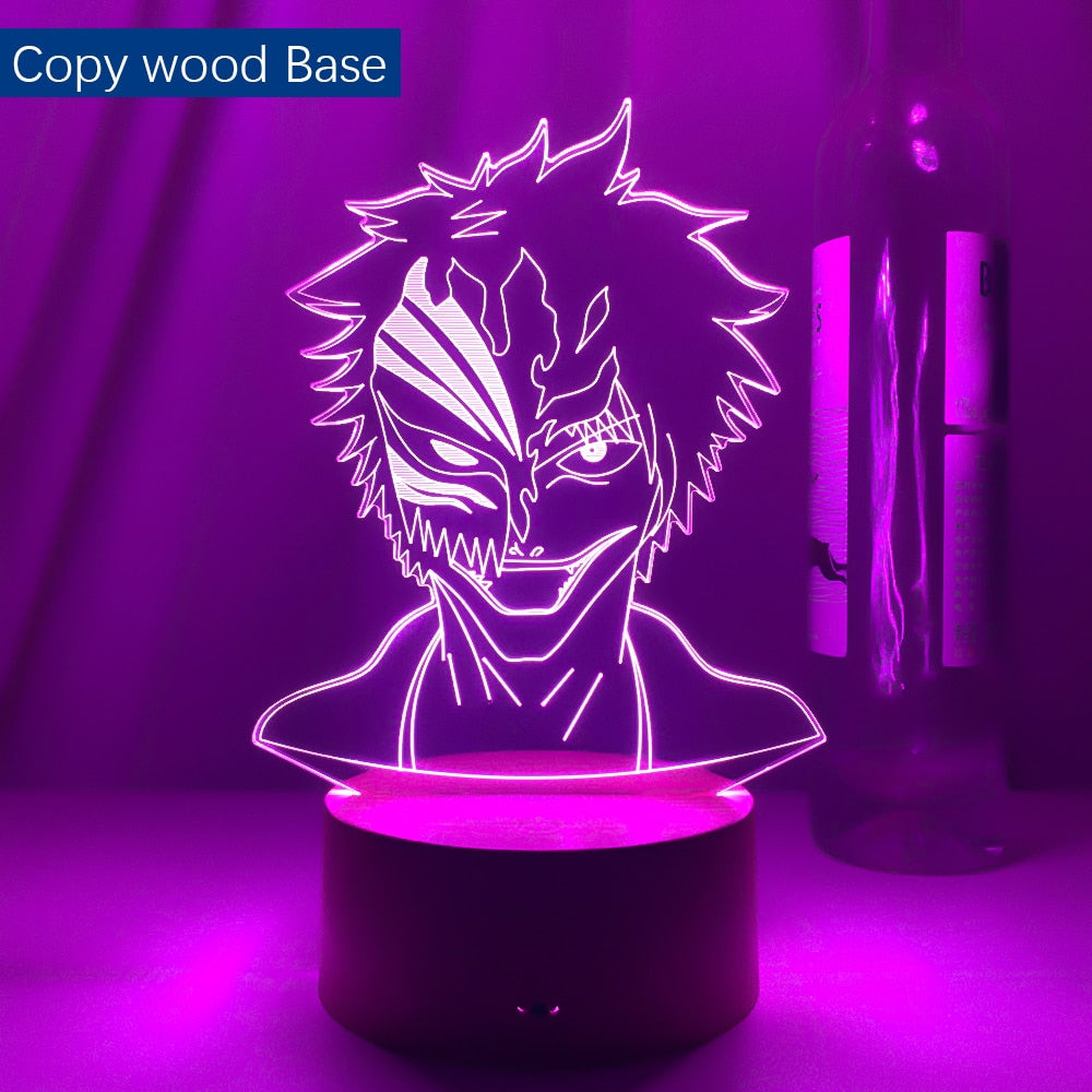 Anime Bleach Mask Face Led Night Light Lamps