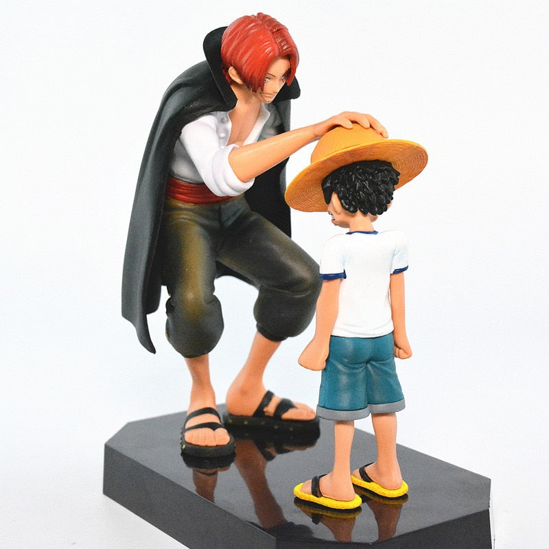 One Piece Anime Monkey D Luffy and Shunks Figure