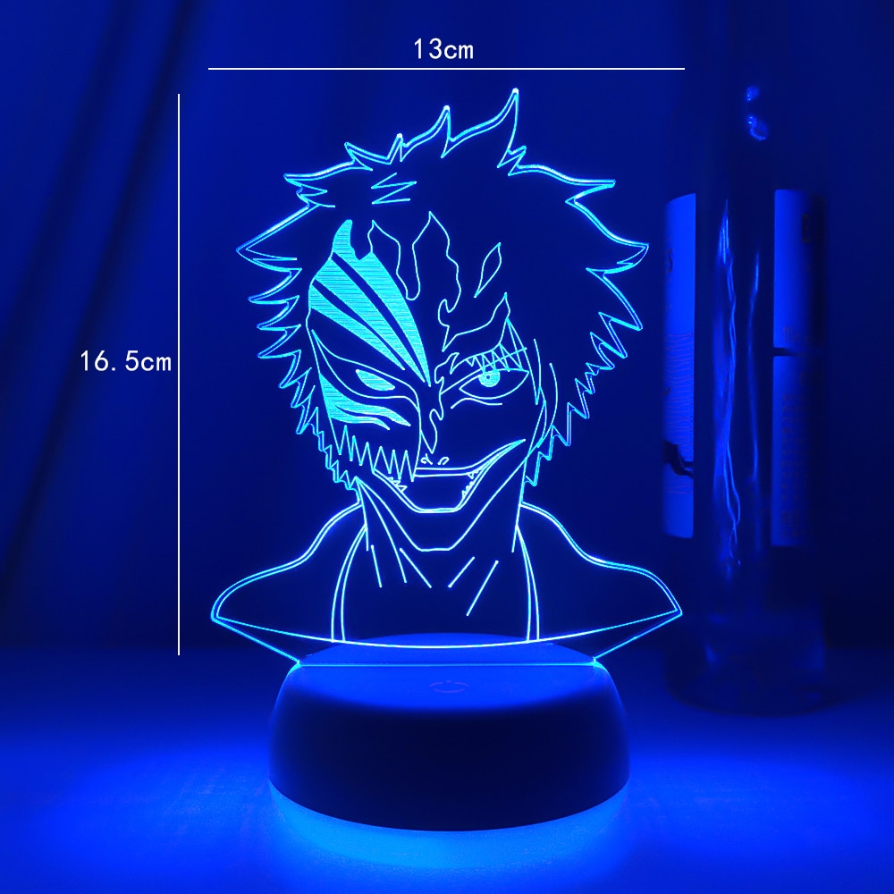 Anime Bleach Mask Face Led Night Light Lamps