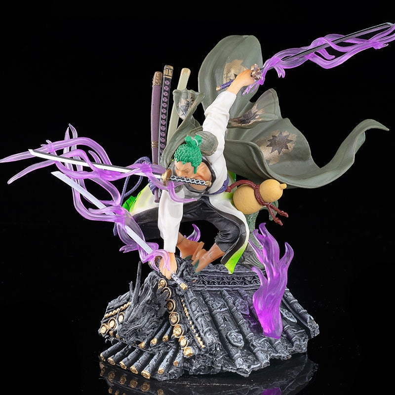 One Piece Action Figure Roronoa Zoro Three-Knife