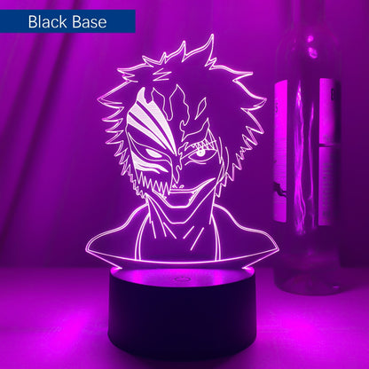 Anime Bleach Mask Face Led Night Light Lamps