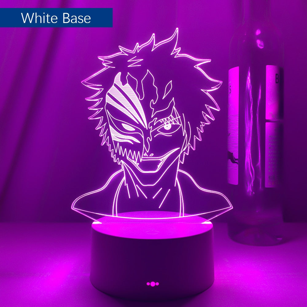 Anime Bleach Mask Face Led Night Light Lamps