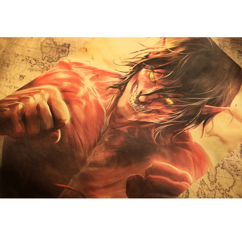 Attack On Titan Poster Classic  Anime Poster