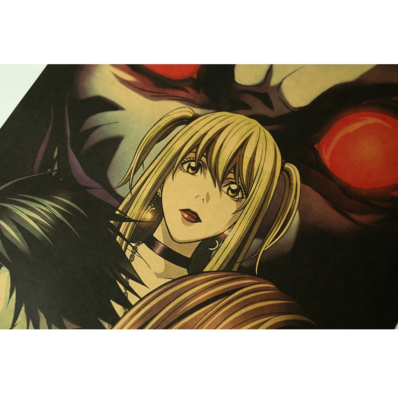 Wall Painting Death Note Picture for Interior Home Decoration