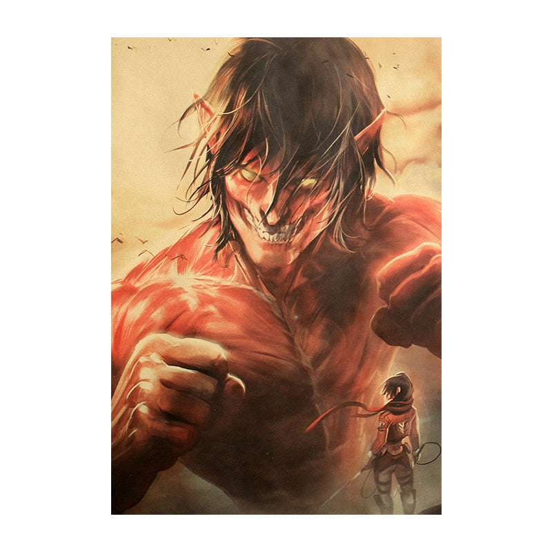 Attack On Titan Poster Classic  Anime Poster