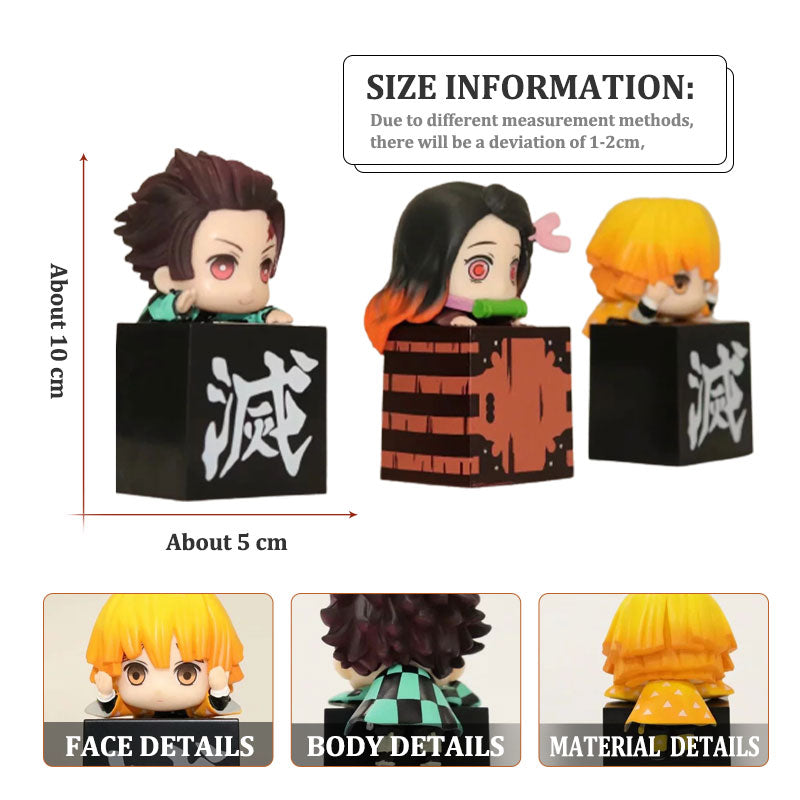 Kawaii Demon Slayer Anime Figure Kimetsu No Yaiba