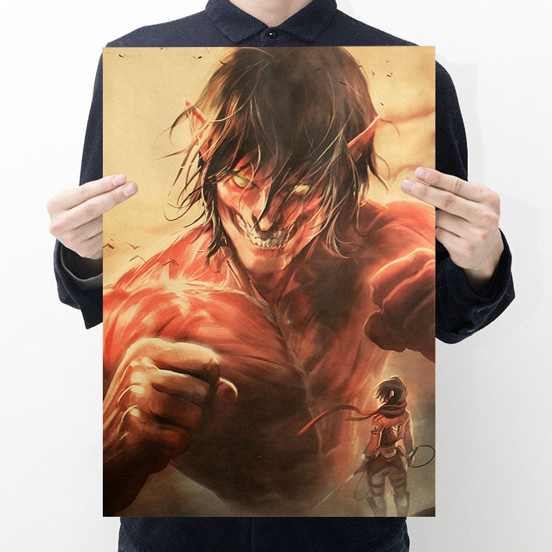 Attack On Titan Poster Classic  Anime Poster