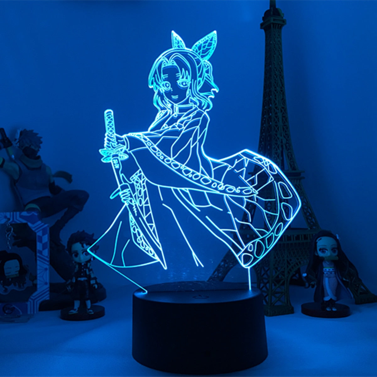 Anime Demon Slayer  Figure Acrylic Led Night Light