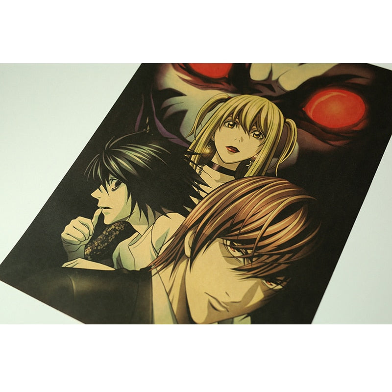 Wall Painting Death Note Picture for Interior Home Decoration