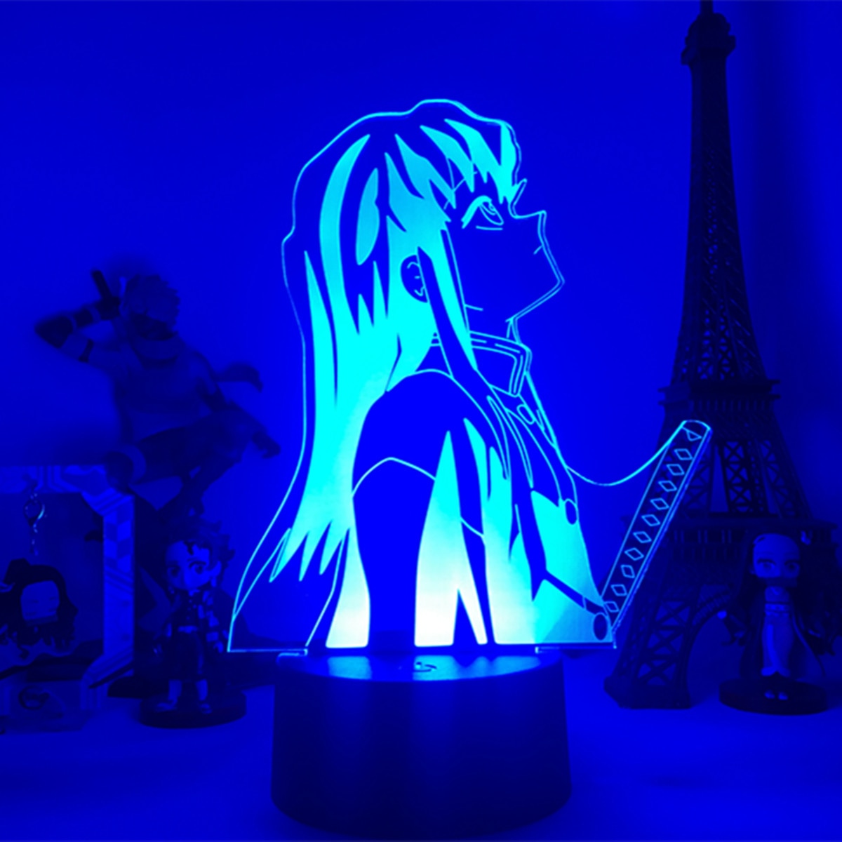 Anime Demon Slayer  Figure Acrylic Led Night Light