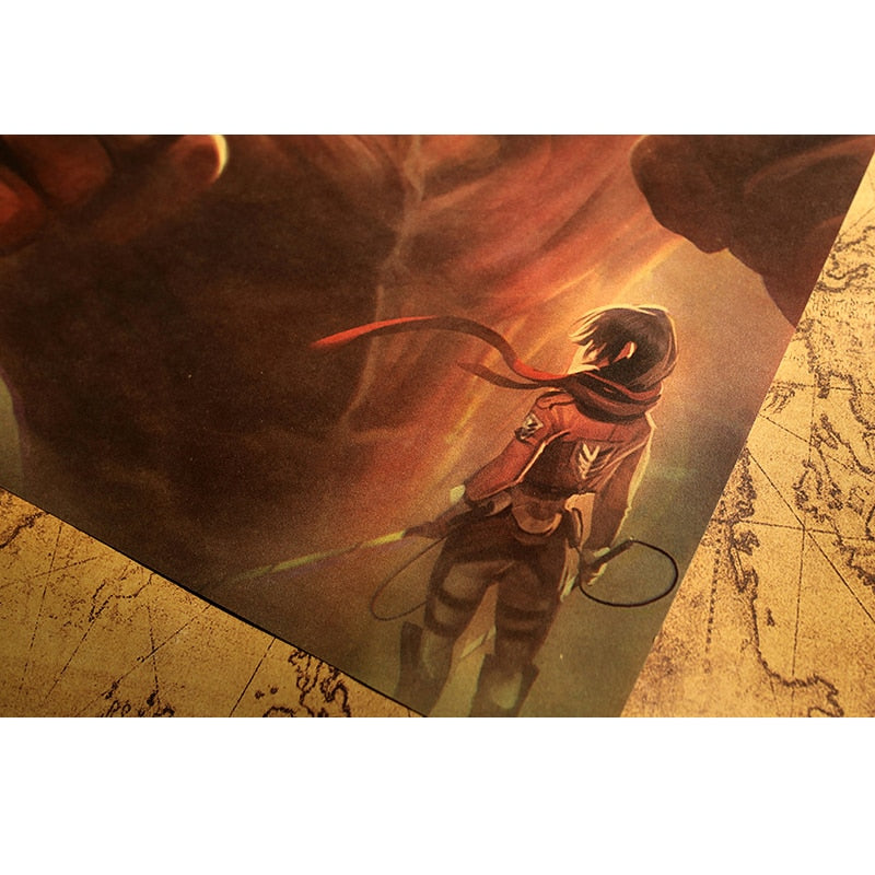 Attack On Titan Poster Classic  Anime Poster