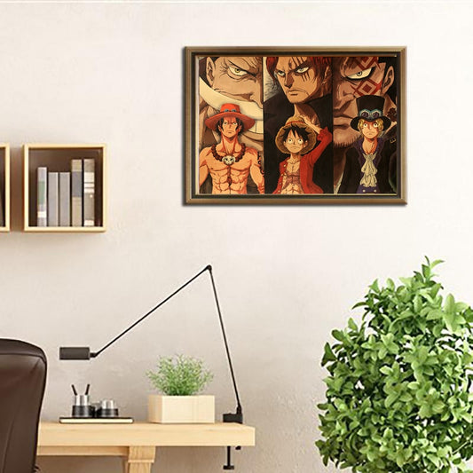 One Piece Posters Vintage Retro Wall Painting