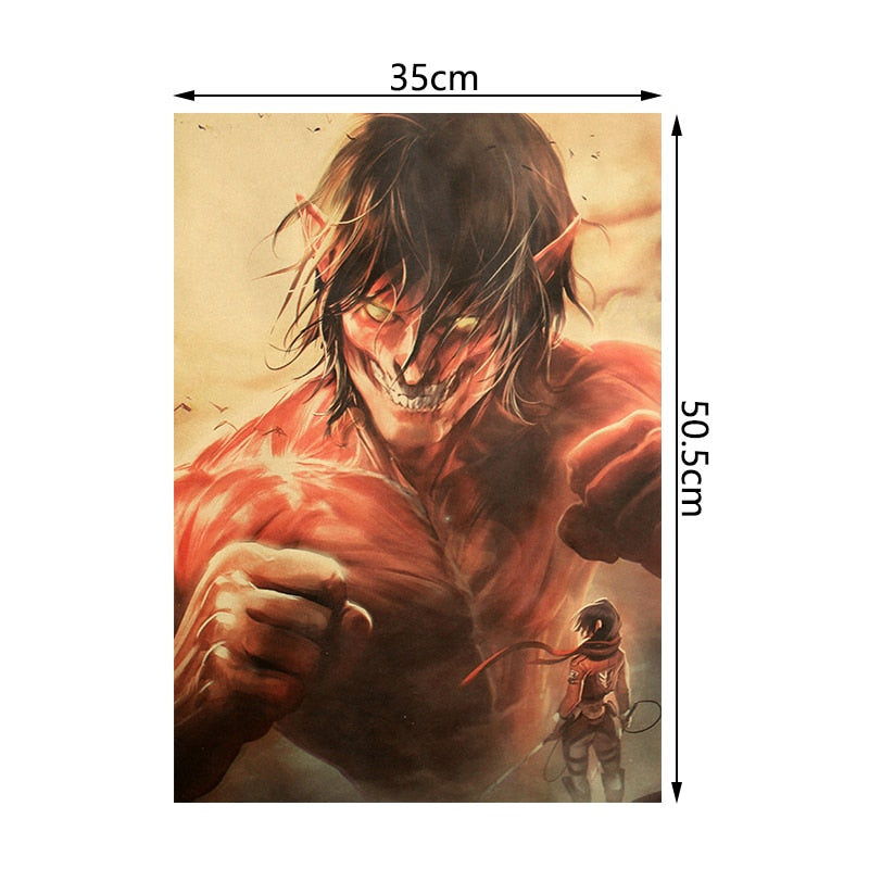 Attack On Titan Poster Classic  Anime Poster