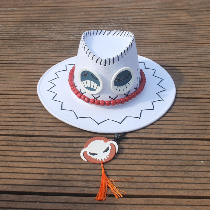 One Piece Portgas D Ace Hats Anime Cosplay