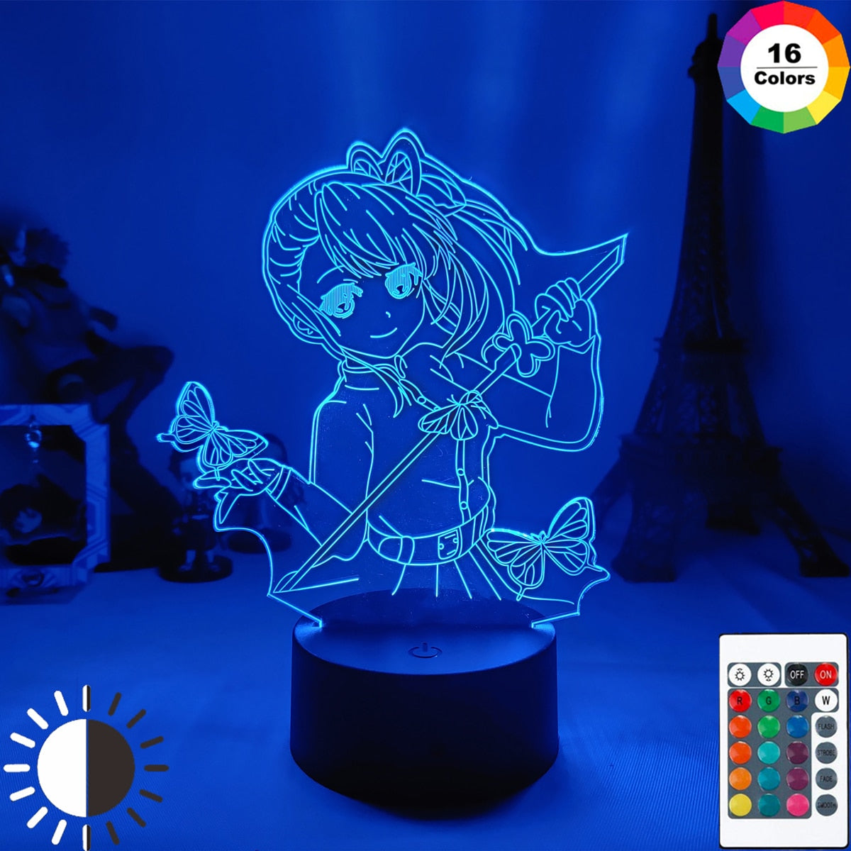 Anime Demon Slayer  Figure Acrylic Led Night Light