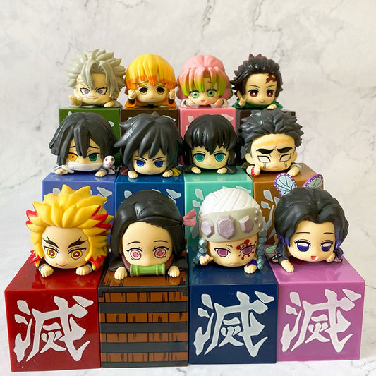 Kawaii Demon Slayer Anime Figure Kimetsu No Yaiba