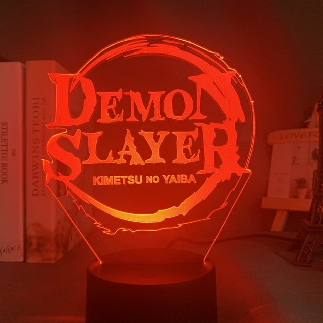 Anime Demon Slayer  Figure Acrylic Led Night Light