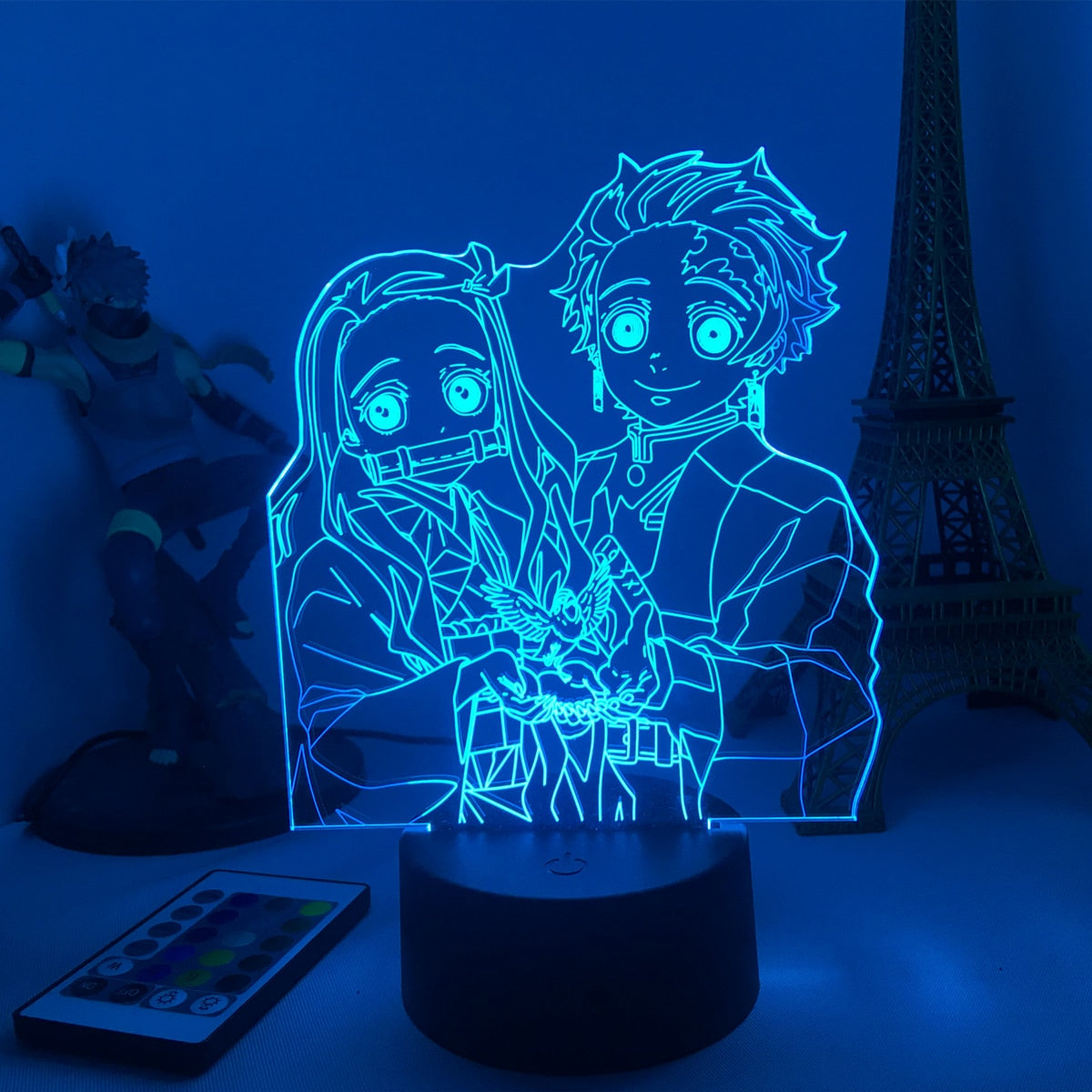 Anime Demon Slayer  Figure Acrylic Led Night Light