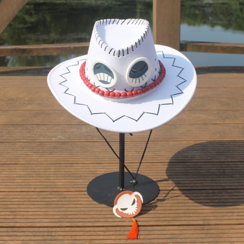 One Piece Portgas D Ace Hats Anime Cosplay