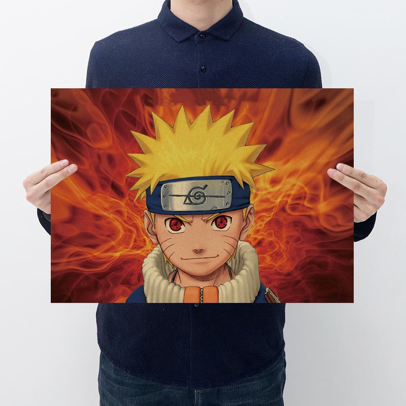 Naruto Poster Interior for Home Aesthetic Decoration