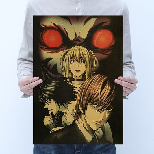 Wall Painting Death Note Picture for Interior Home Decoration