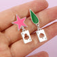 Anime Cosplay Earrings HUNTER×HUNTER Hisoka