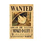 Anime One Piece Wanted Posters