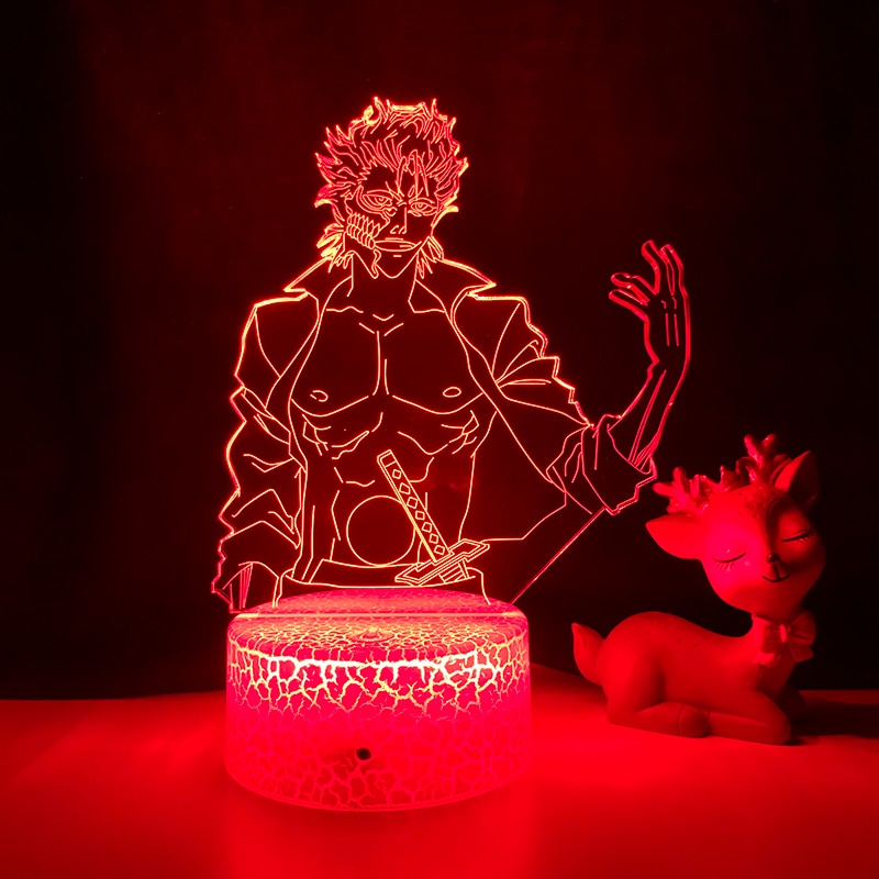 Anime Bleach Grimmjow Jaegerjaquez Led Night Light for Bedroom Decor Night Lamp