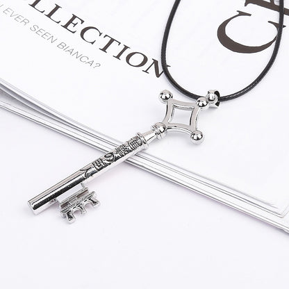 Anime cosplay Attack on Titan Eren's Key Necklaces Pendants