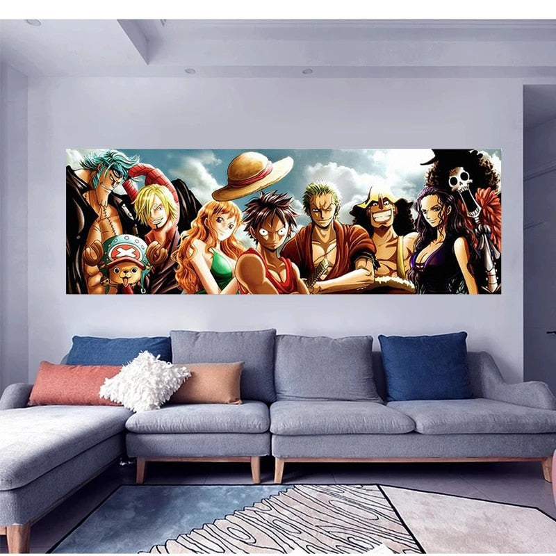 Anime One Piece Canvas Painting Poster Print Wall art