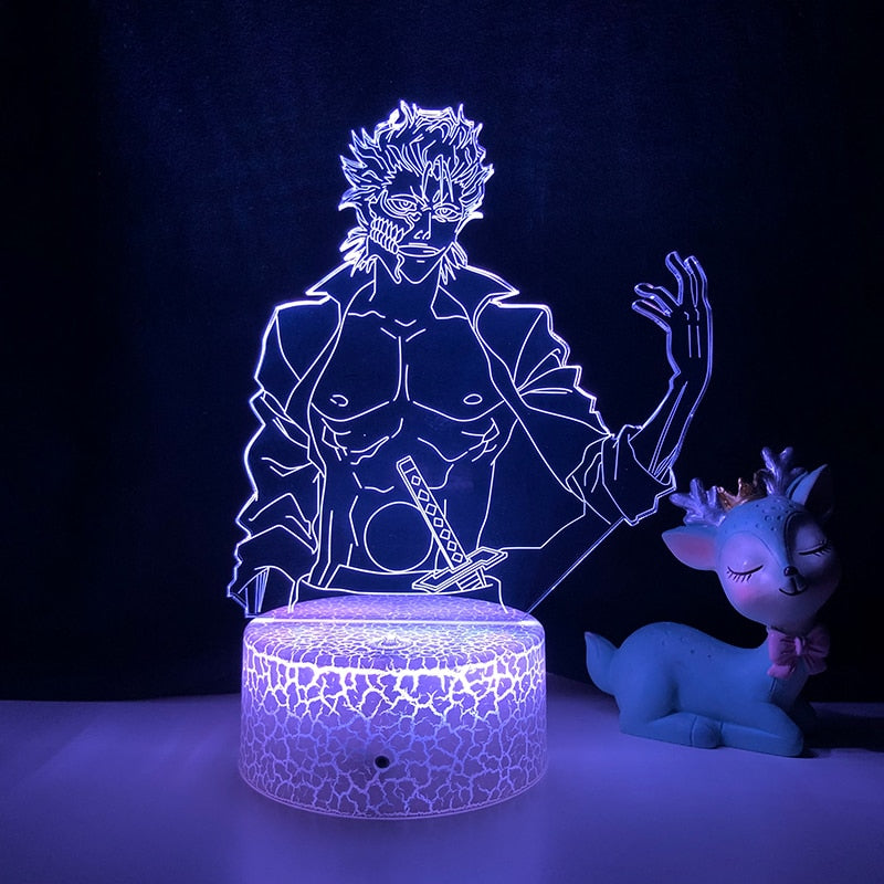 Anime Bleach Grimmjow Jaegerjaquez Led Night Light for Bedroom Decor Night Lamp