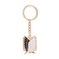 Anime Attack on Titan  Cosplay Necklace Keychain Eren Key Necklace