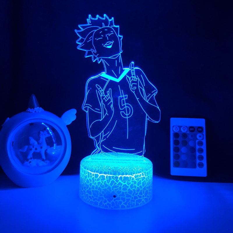 Anime Haikyuu Tendou Satori 3d Lamp Light