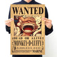 Anime One Piece Wanted Posters