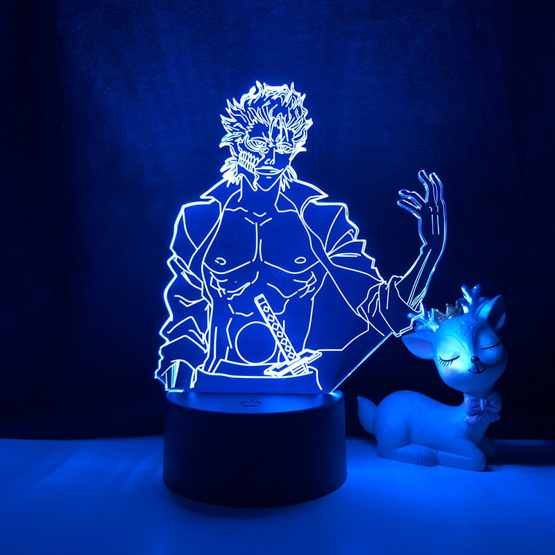 Anime Bleach Grimmjow Jaegerjaquez Led Night Light for Bedroom Decor Night Lamp