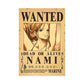 Anime One Piece Wanted Posters