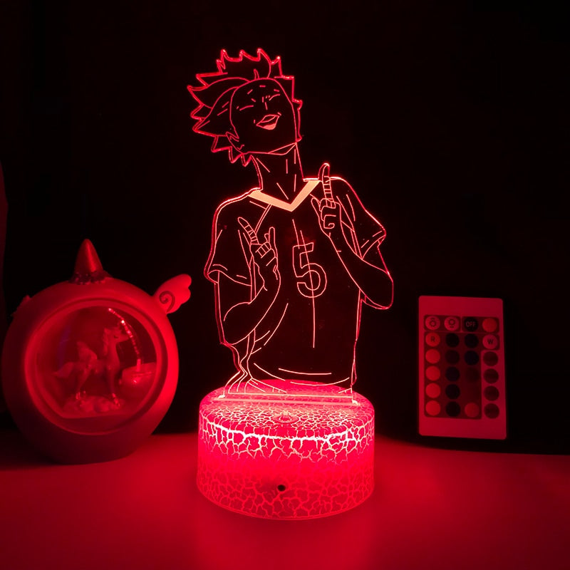 Anime Haikyuu Tendou Satori 3d Lamp Light