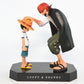 One Piece Anime Monkey D Luffy and Shunks  Figure