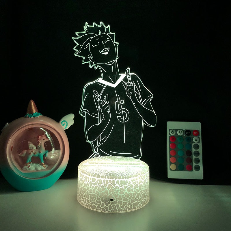 Anime Haikyuu Tendou Satori 3d Lamp Light