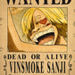 Anime One Piece Wanted Posters